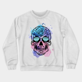 Aquarela Skull Crewneck Sweatshirt